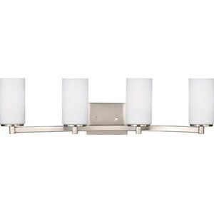 Seagull Lighting 4439104-962 Hettinger 4 Light Wall/Bath Vanity Light
